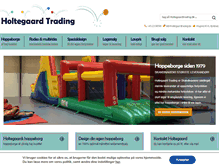 Tablet Screenshot of holtegaardtrading.dk